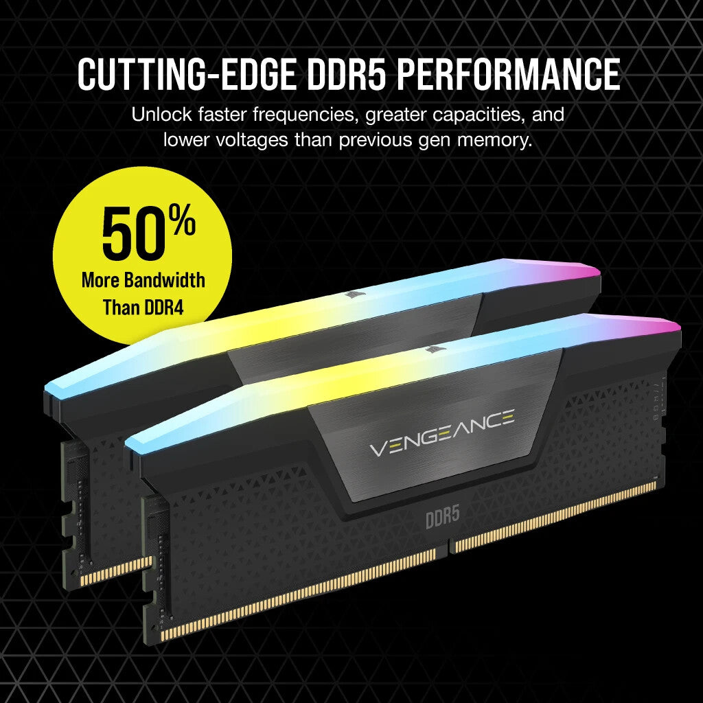 Corsair Vengeance RGB - 96 GB 2 x 48 GB DDR5 4800 MHz memory module