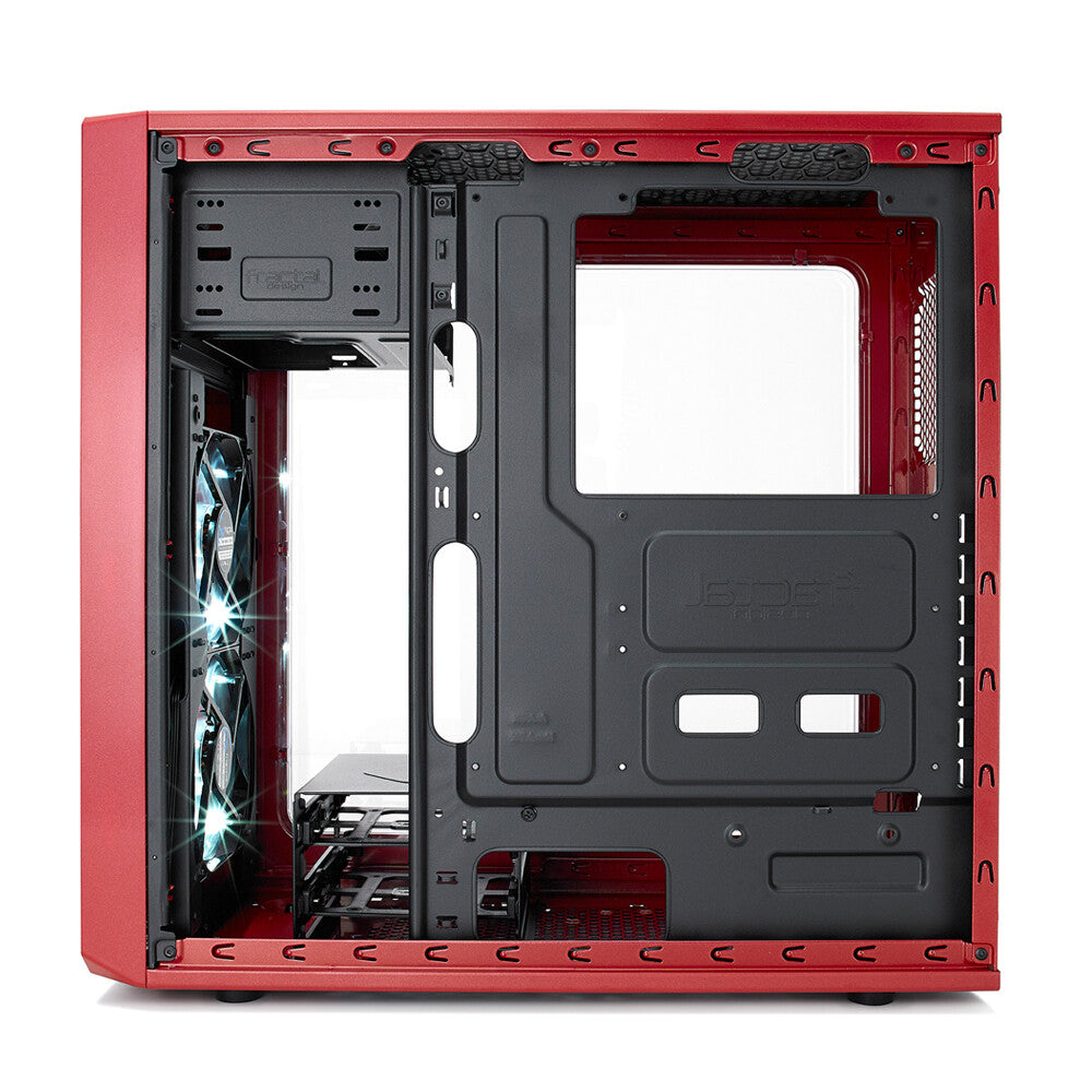 Fractal Design Focus G - ATX Mid Tower Case in Black / Red