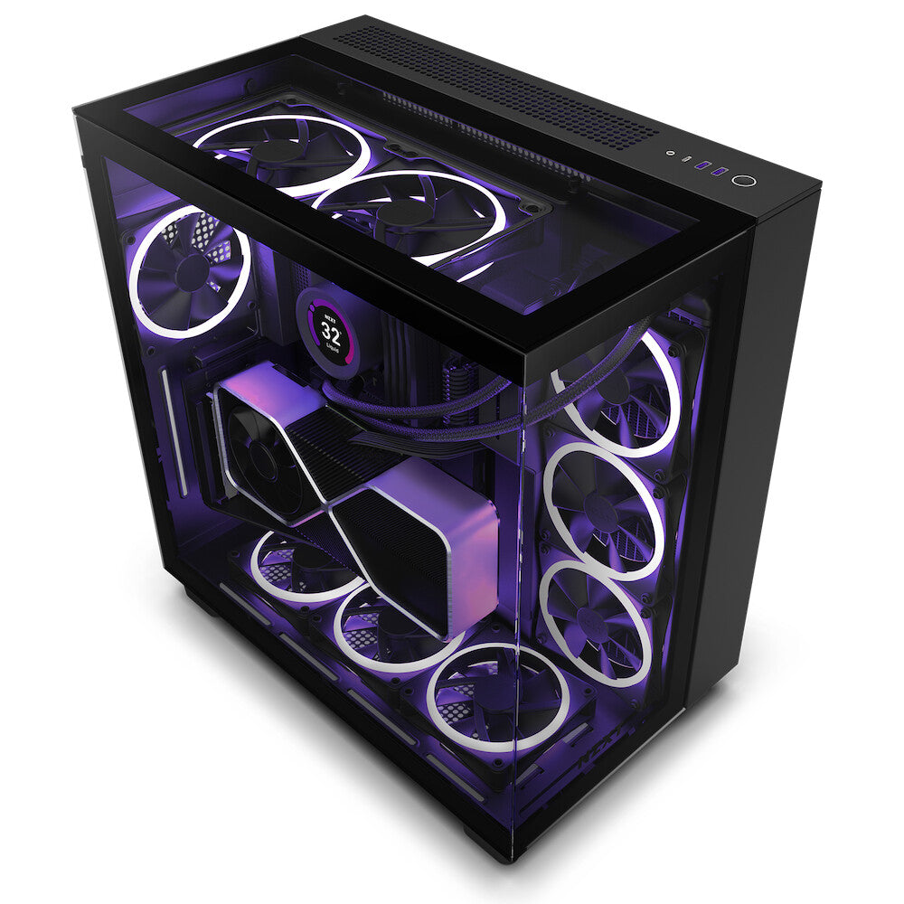 NZXT H9 Elite - ATX Mid Tower Case in Black