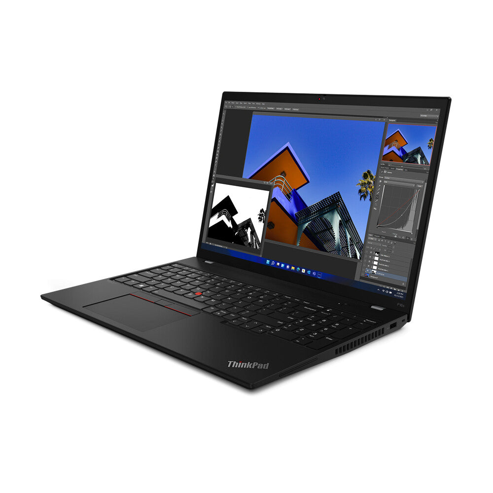 Lenovo ThinkPad P16s Gen 1 Laptop - 40.6 cm (16&quot;) - Intel® Core™ i7-1260P - 16 GB DDR4-SDRAM - 512 GB SSD - NVIDIA Quadro T550 - Wi-Fi 6E - Windows 11 Pro - Black