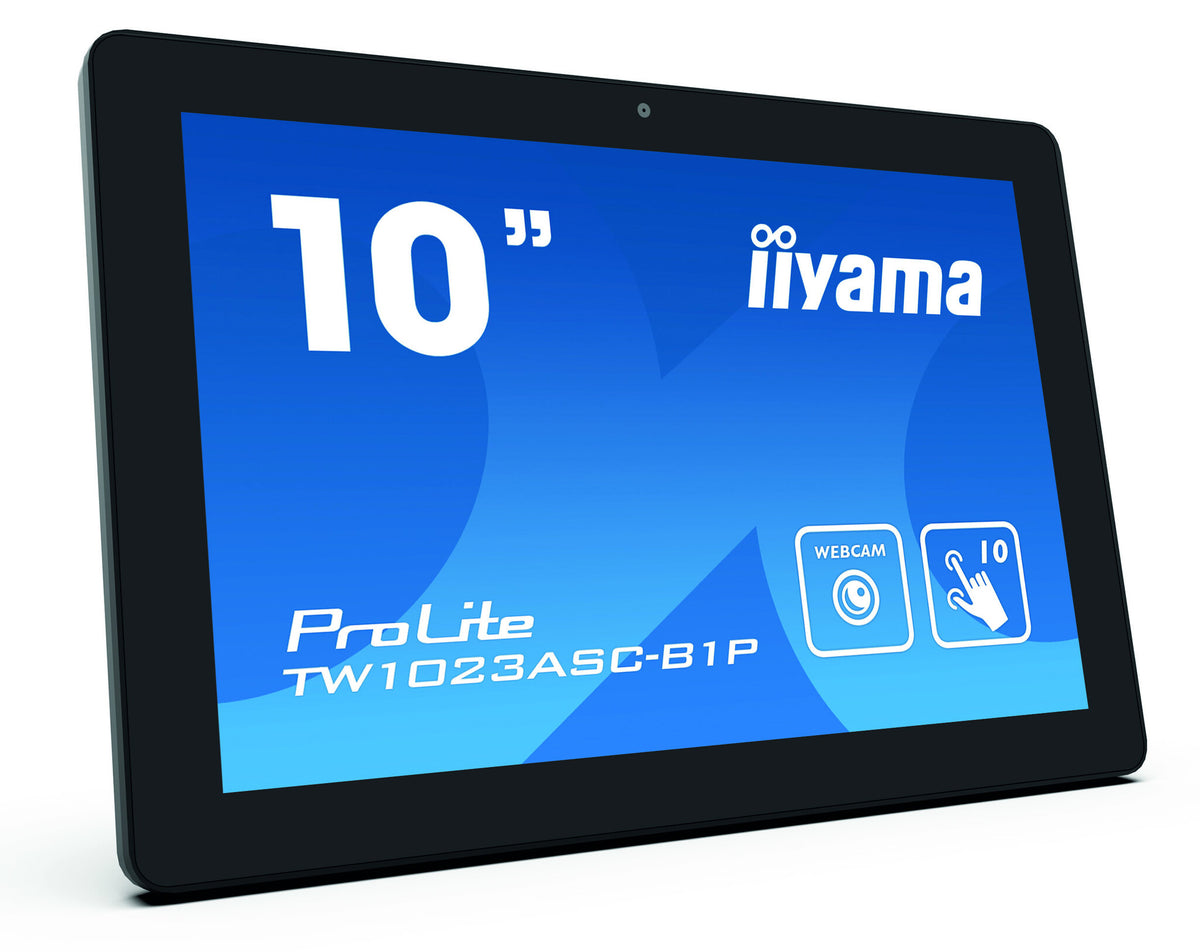 iiyama TW1023ASC-B1P meeting room display 25.6 cm (10.1&quot;) 1280 x 800 pixels LED 802.11b, 802.11g, Wi-Fi 4 (802.11n) Bluetooth