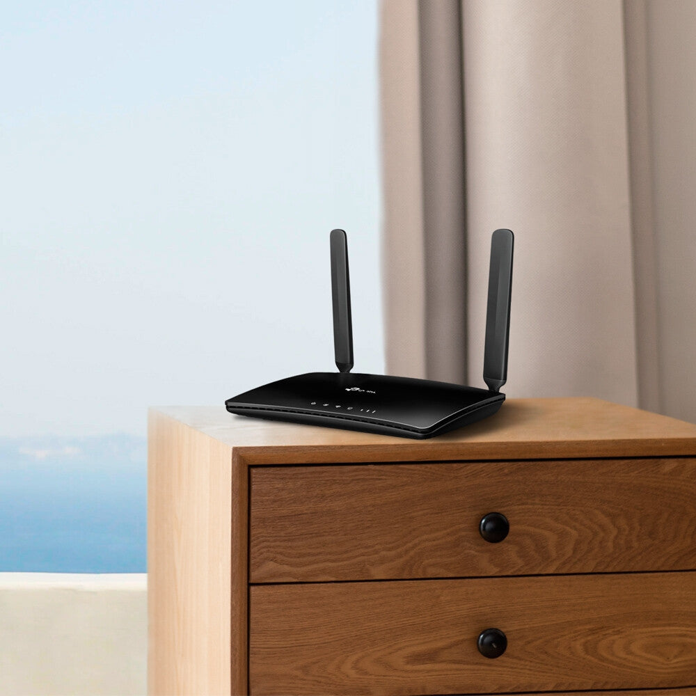 TP-Link TL-MR6400 - Fast Ethernet Single-band (2.4 GHz) 4G wireless router in Black