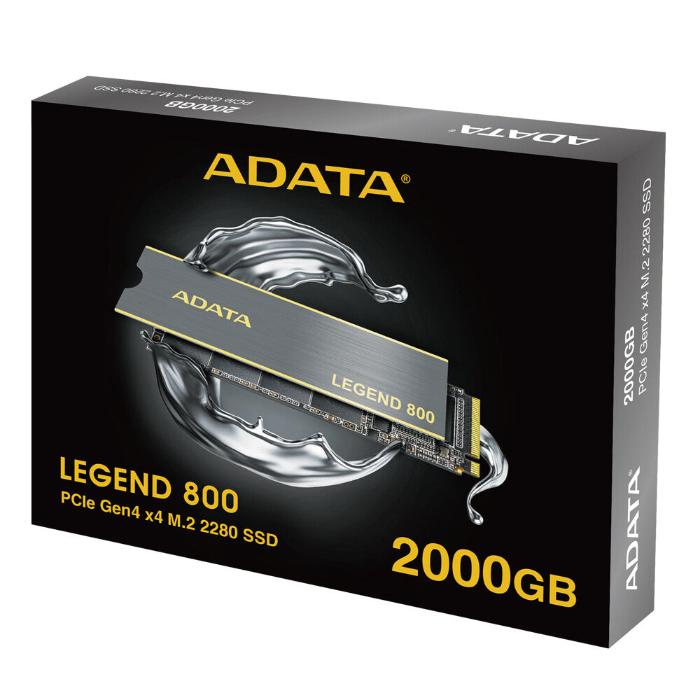 ADATA LEGEND 800 - PCI Express 4.0 3D NAND NVMe M.2 SSD - 2 TB