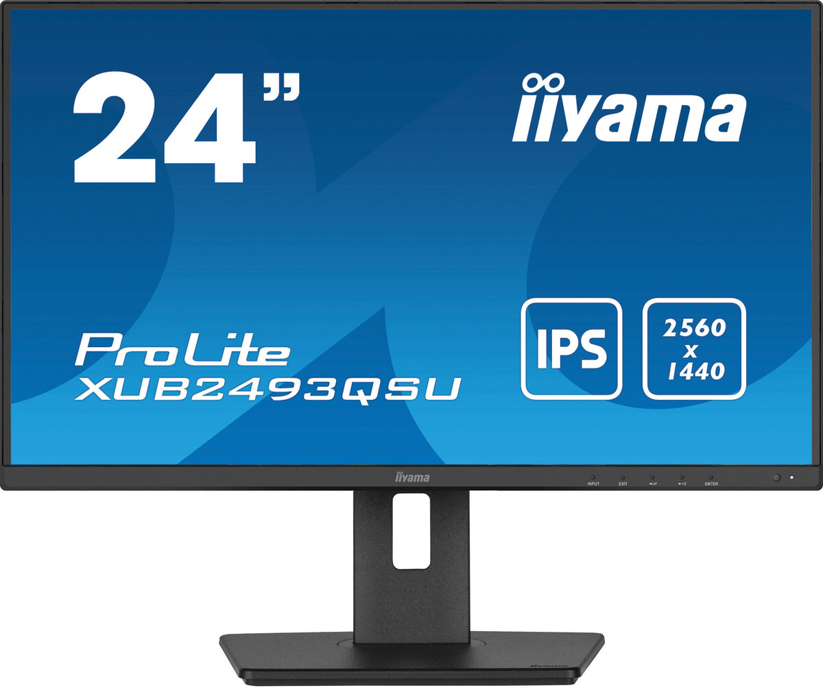 iiyama ProLite XUB2493QSU-B5 - 61 cm (24&quot;) - 2560 x 1440 pixels WQHD LED Monitor