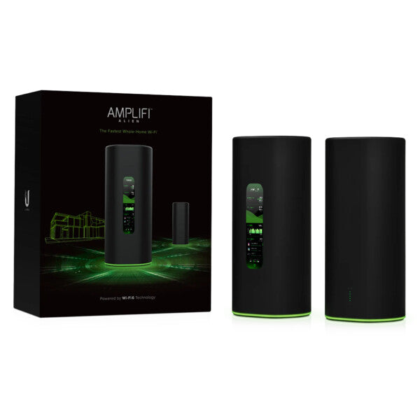 AmpliFi Alien WiFi Kit - Gigabit Ethernet Dual-band (2.4 GHz / 5 GHz) wireless router in Black / Green