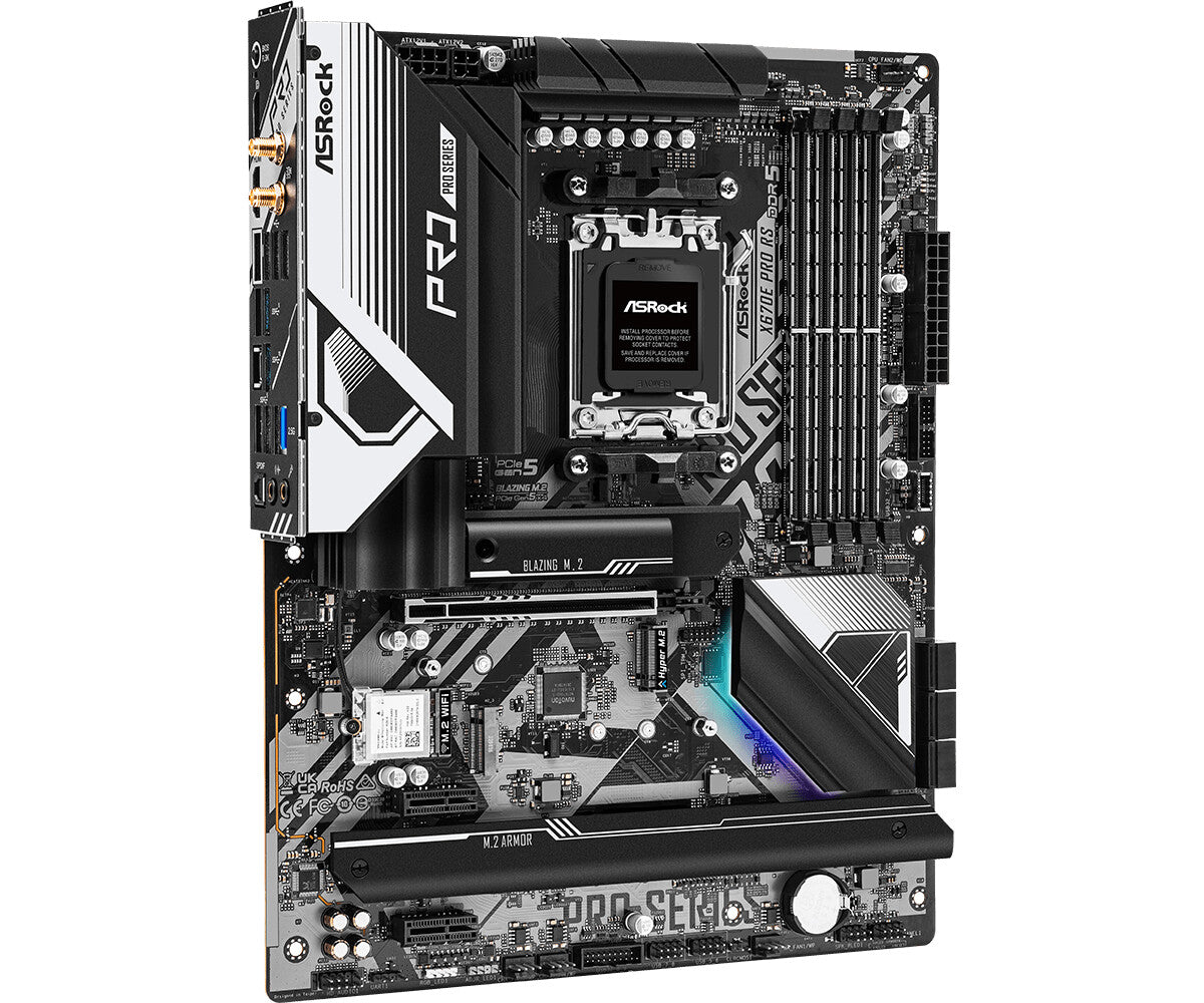 Asrock X670E Pro RS ATX motherboard - AMD X670 Socket AM5