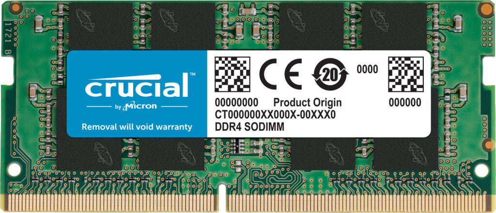 Crucial CT16G4SFD824AT - 16 GB 1 x 16 GB 2400 MHz DDR4 SO-DIMM memory module