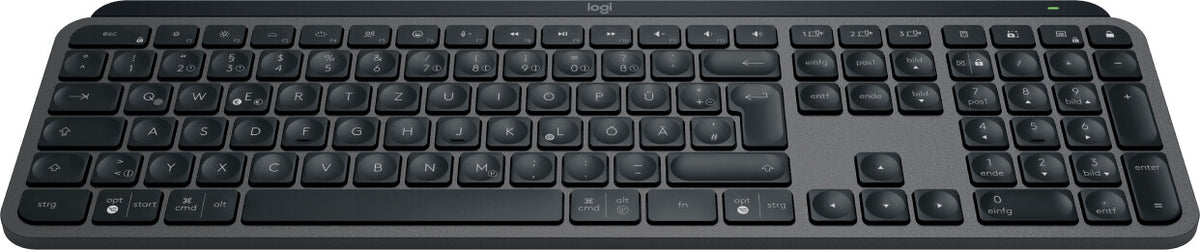 Logitech MX Keys S Combo -  RF Wireless + Bluetooth Mouse + Wireless QWERTZ German Keyboard