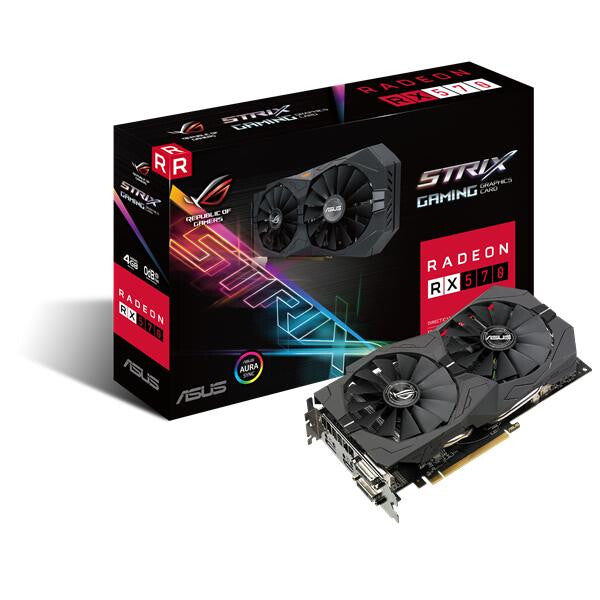 ASUS ROG STRIX GAMING - AMD 4 GB GDDR5 Radeon RX 570 graphics card