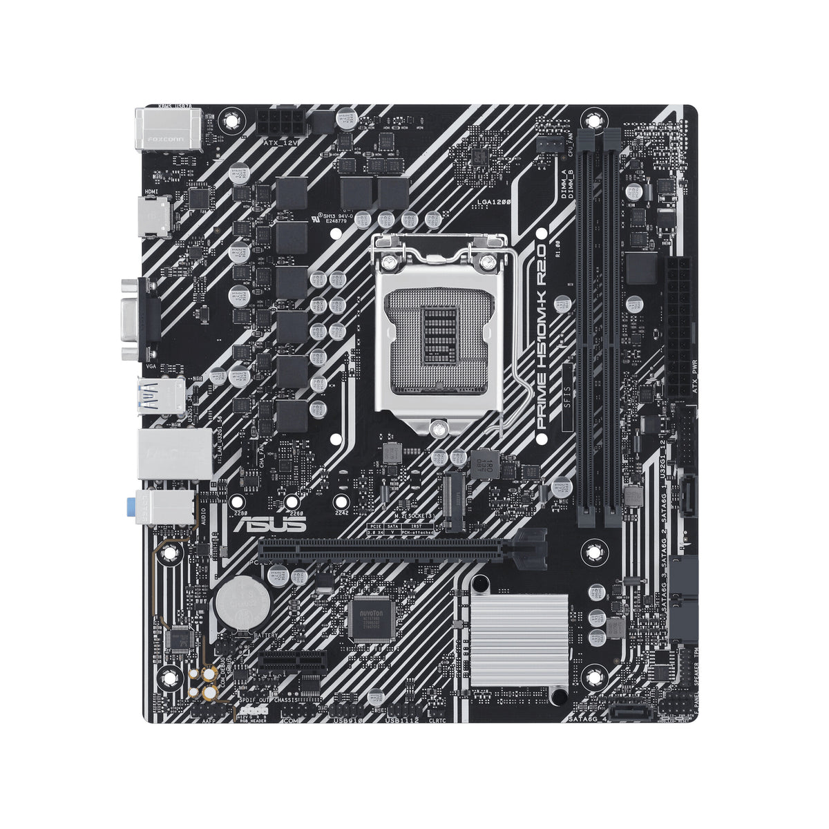 ASUS PRIME H510M-K R2.0 micro ATX motherboard - Intel H510 LGA 1200