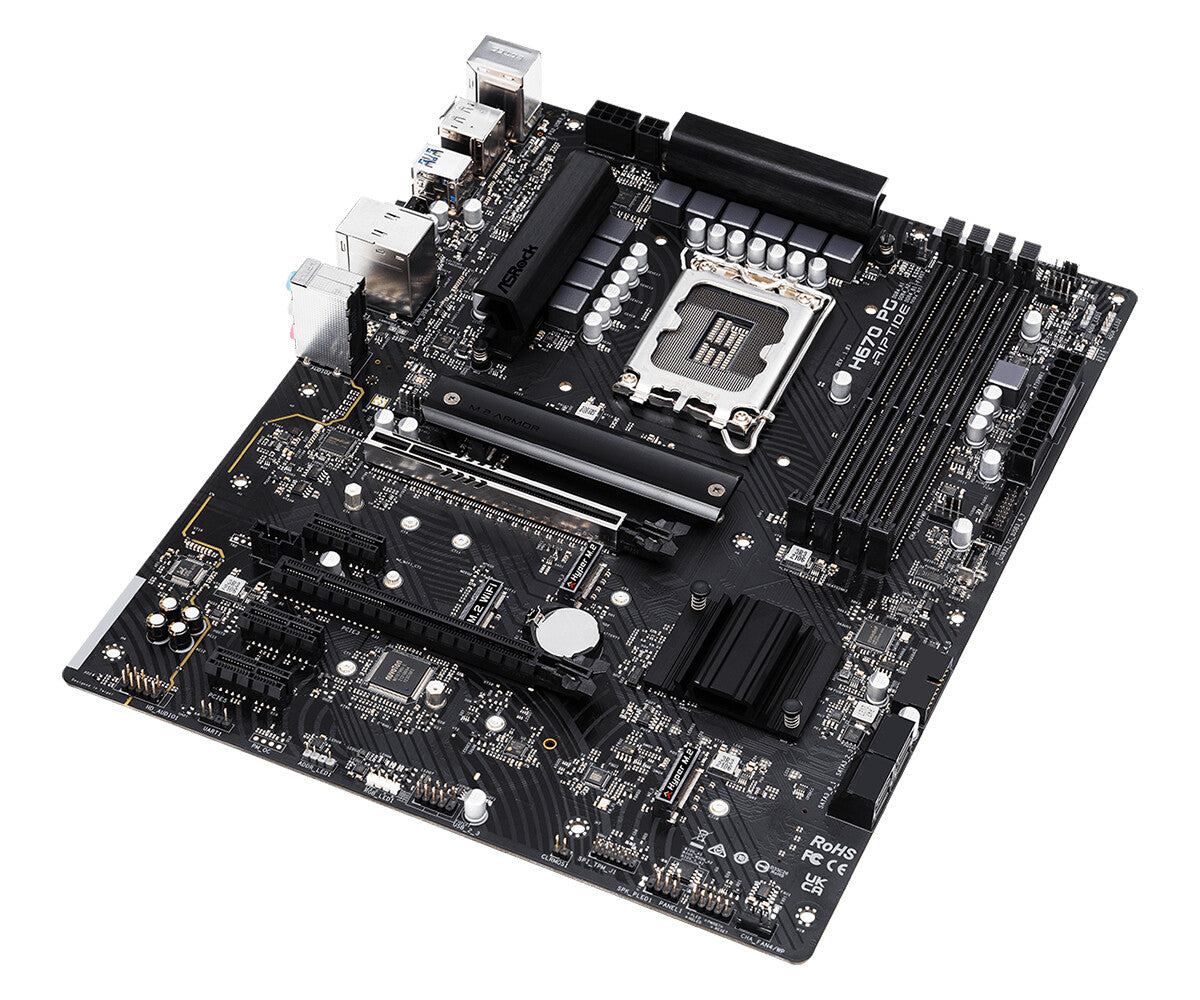 Asrock H670 PG Riptide ATX motherboard - Intel H670 LGA 1700