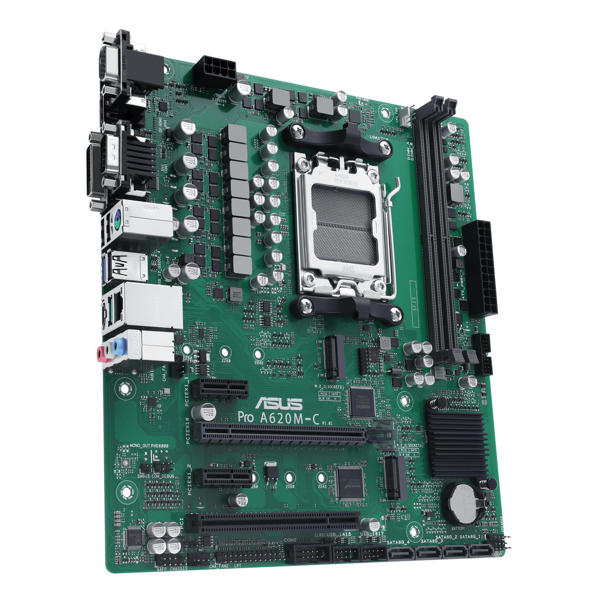 ASUS PRO A620M-C-CSM micro ATX motherboard - AMD A620 Socket AM5