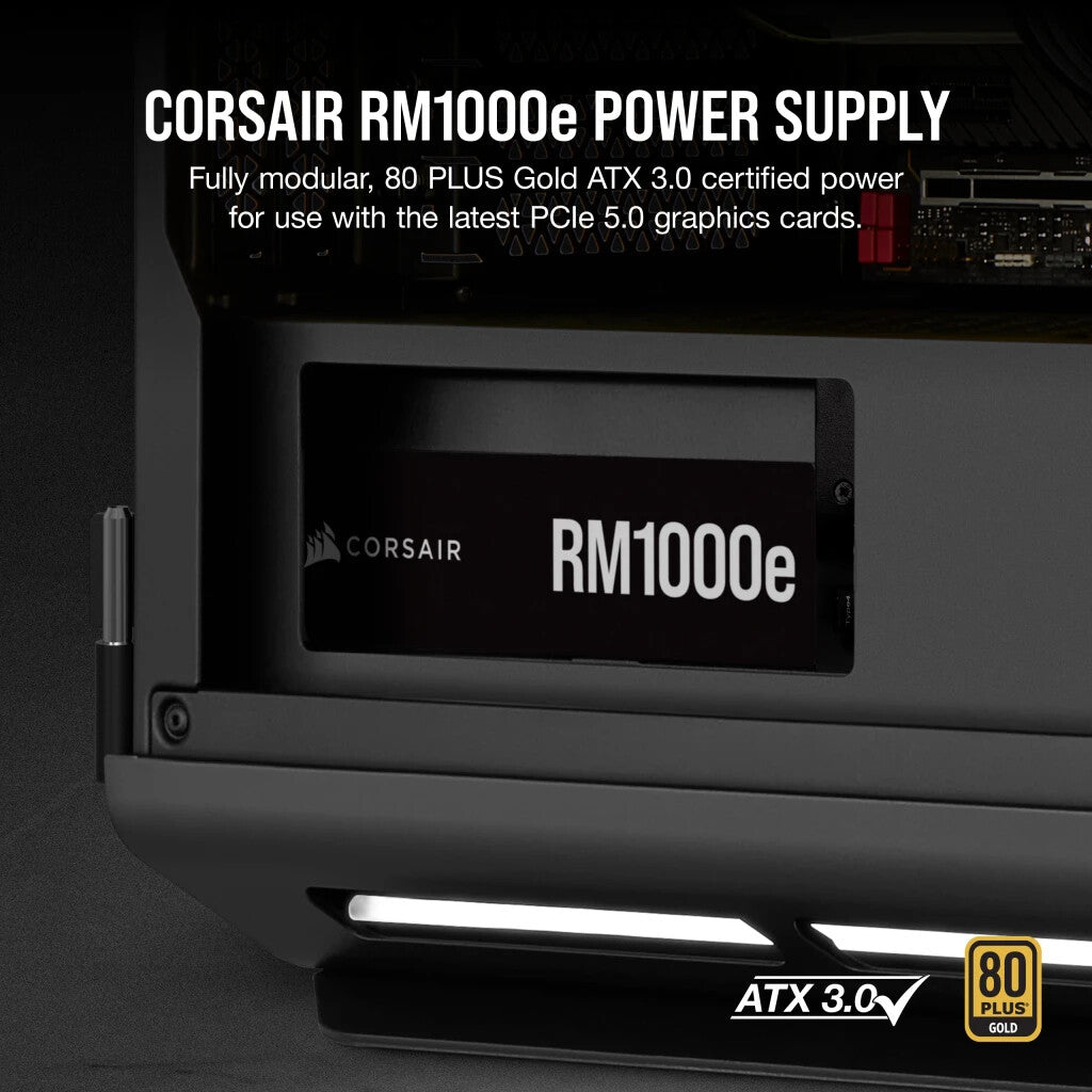 Corsair RM1000e - 1000W 80+ Gold Fully Modular Power Supply Unit