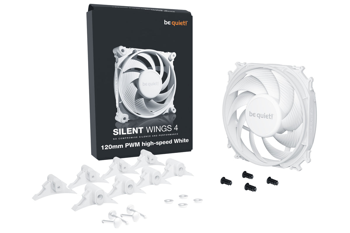 be quiet! BL115 - PWM Computer Case Fan in White - 120mm