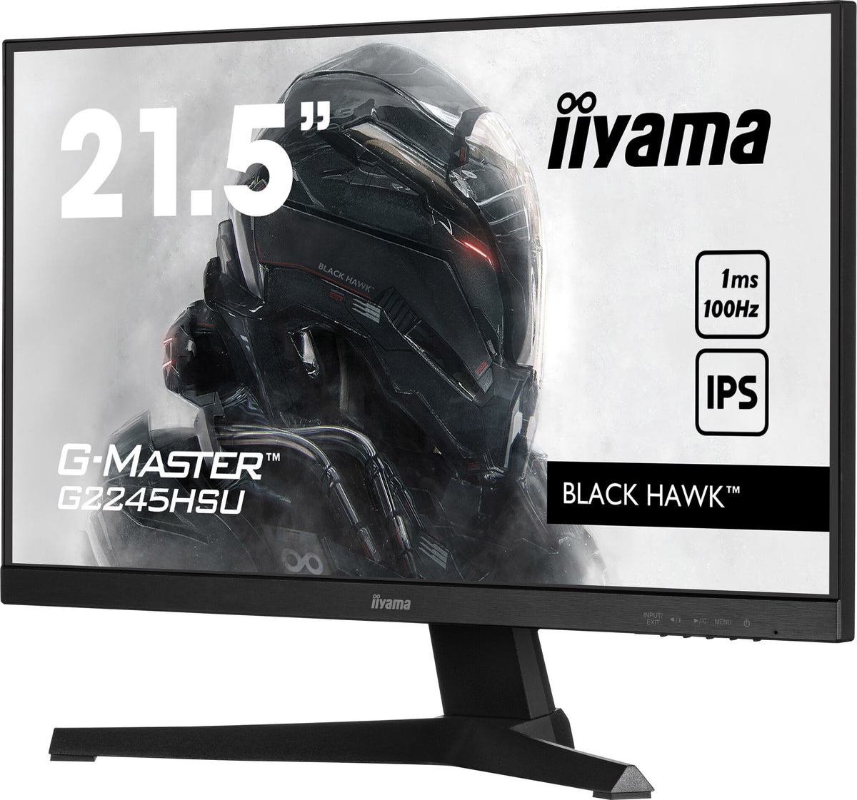 iiyama G-MASTER G2245HSU-B1 - 55.9 cm (22&quot;) - 1920 x 1080 pixels FHD LED Monitor