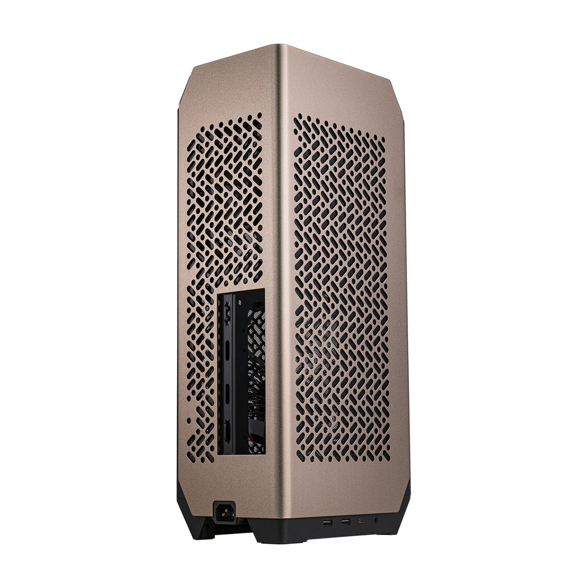 Cooler Master NCORE 100 MAX - ITX SFF Tower Case in Bronze w/ 850W SFX Gold PSU