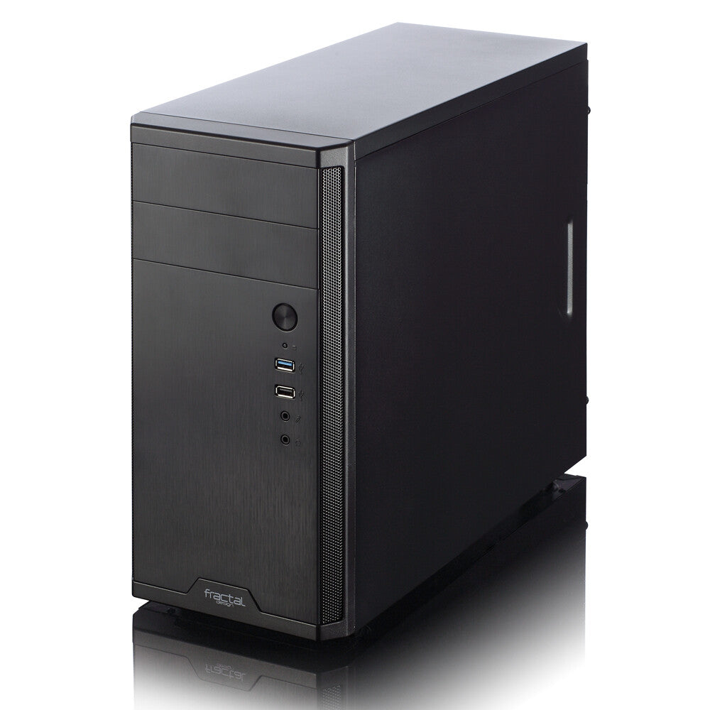 Fractal Design Core 1100 - MicroATX Mini Tower Case in Black