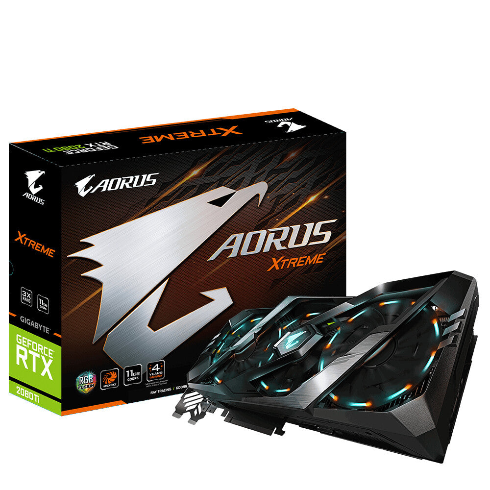 GIGABYTE AORUS XTREME X-11GC - NVIDIA 11 GB GDDR6 GeForce RTX 2080 Ti graphics card