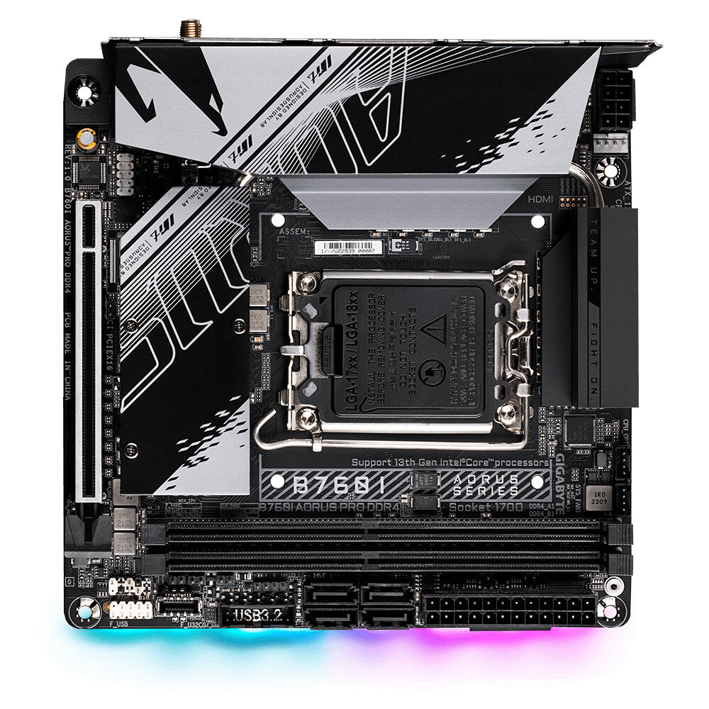 Gigabyte B760I AORUS PRO DDR4 mini ITX motherboard - Intel B760 Express LGA 1700