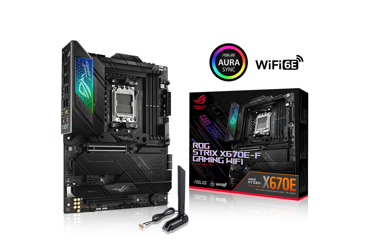 ASUS ROG STRIX X670E-F GAMING WIFI ATX motherboard - AMD X670 Socket AM5