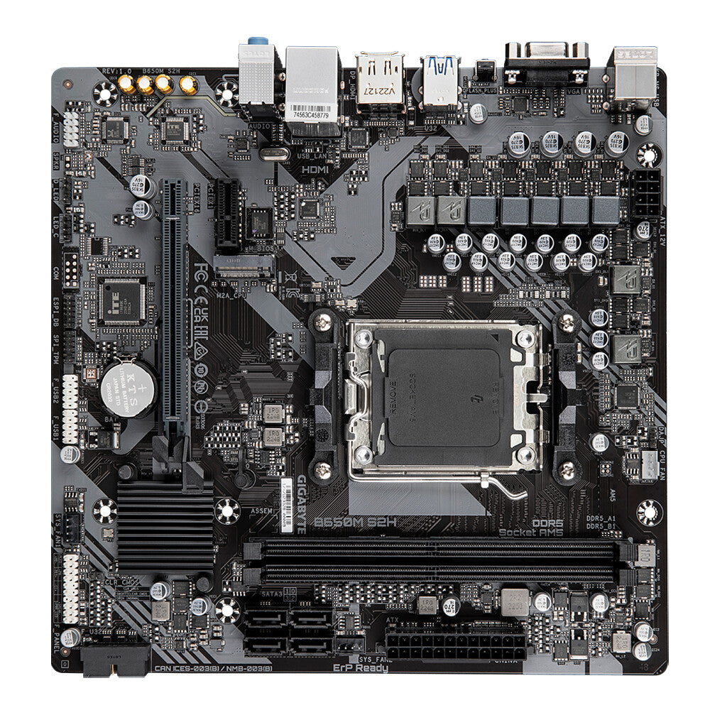 Gigabyte B650M S2H Micro ATX motherboard - AMD B650 Socket AM5