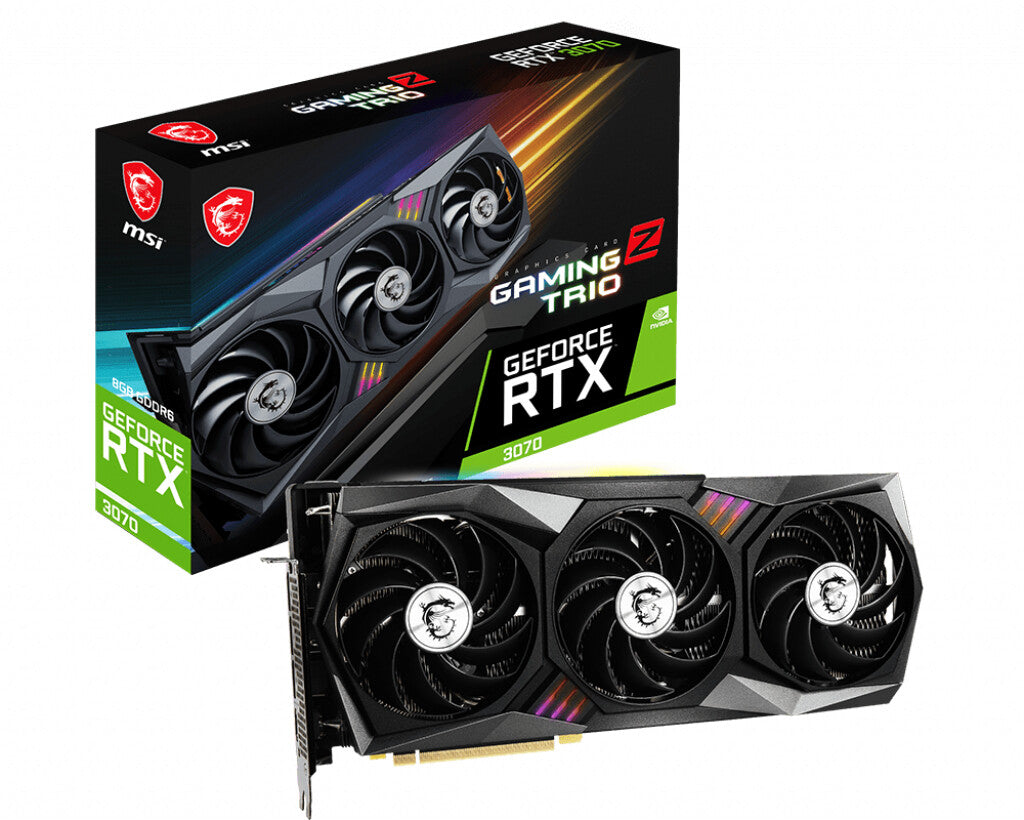 MSI GAMING Z TRIO - NVIDIA 8 GB GDDR6 GeForce RTX 3070 graphics card