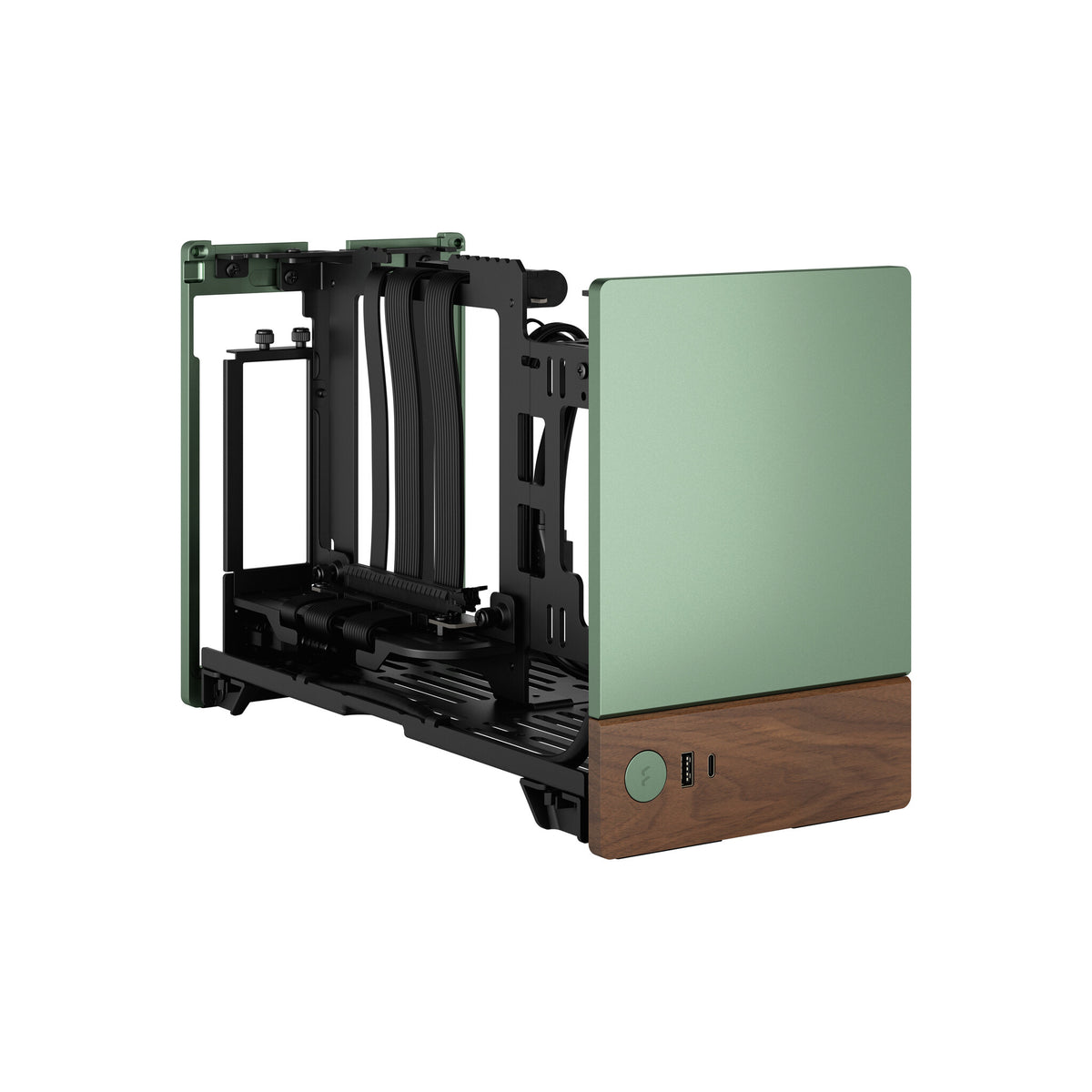 Fractal Design Terra - Mini ITX Desktop Case in Green