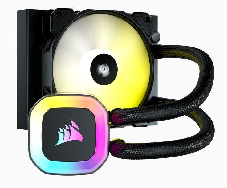 Corsair H55 RGB - All-in-one Liquid Processor Cooler in Black - 120mm