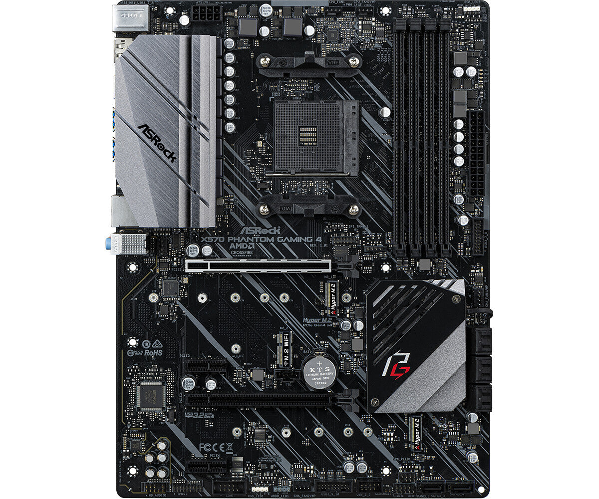 Asrock X570 Phantom Gaming 4 ATX motherboard - AMD X570 Socket AM4