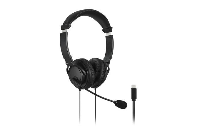 Kensington - USB-C Wired Hi-Fi Headphones with Microphone