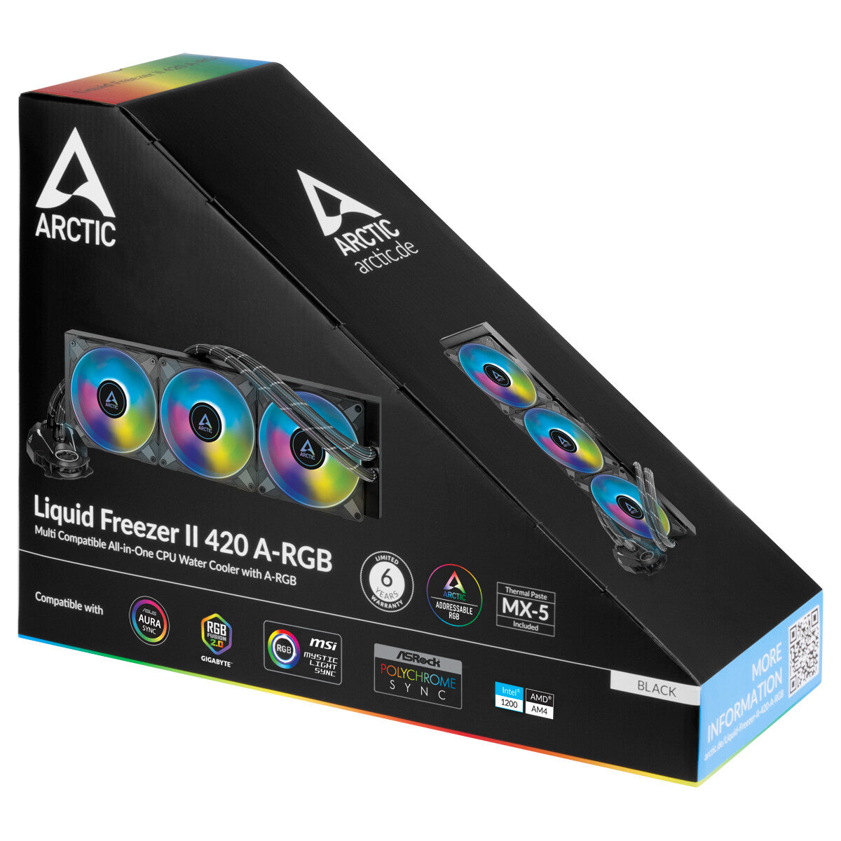 ARCTIC Liquid Freezer II 420 A-RGB - All-in-One CPU Water Cooler - 420mm