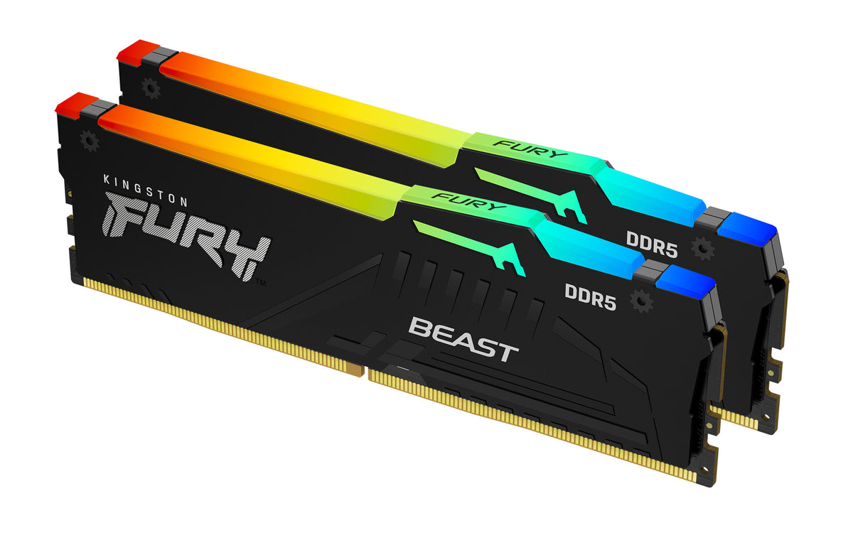 Kingston Technology FURY Beast RGB - 64 GB 2 x 32 GB DDR5 6000MT/s memory module