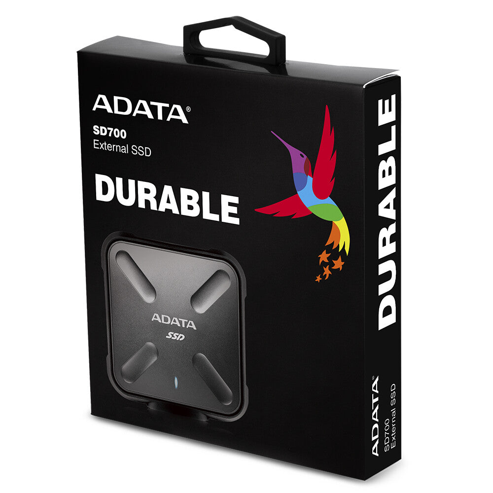 ADATA SD700 Durable External SSD in Black - 512 GB