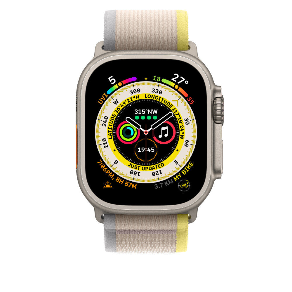 Apple MQEH3ZM/A - 49mm Yellow/Beige Trail Loop M/L