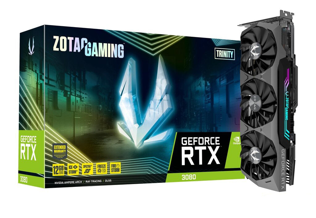 Zotac GAMING Trinity - NVIDIA 12 GB GDDR6X GeForce RTX 3080 graphics card