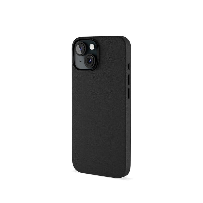 Epico Mag+ Leather Case for iPhone 15 Plus in Black