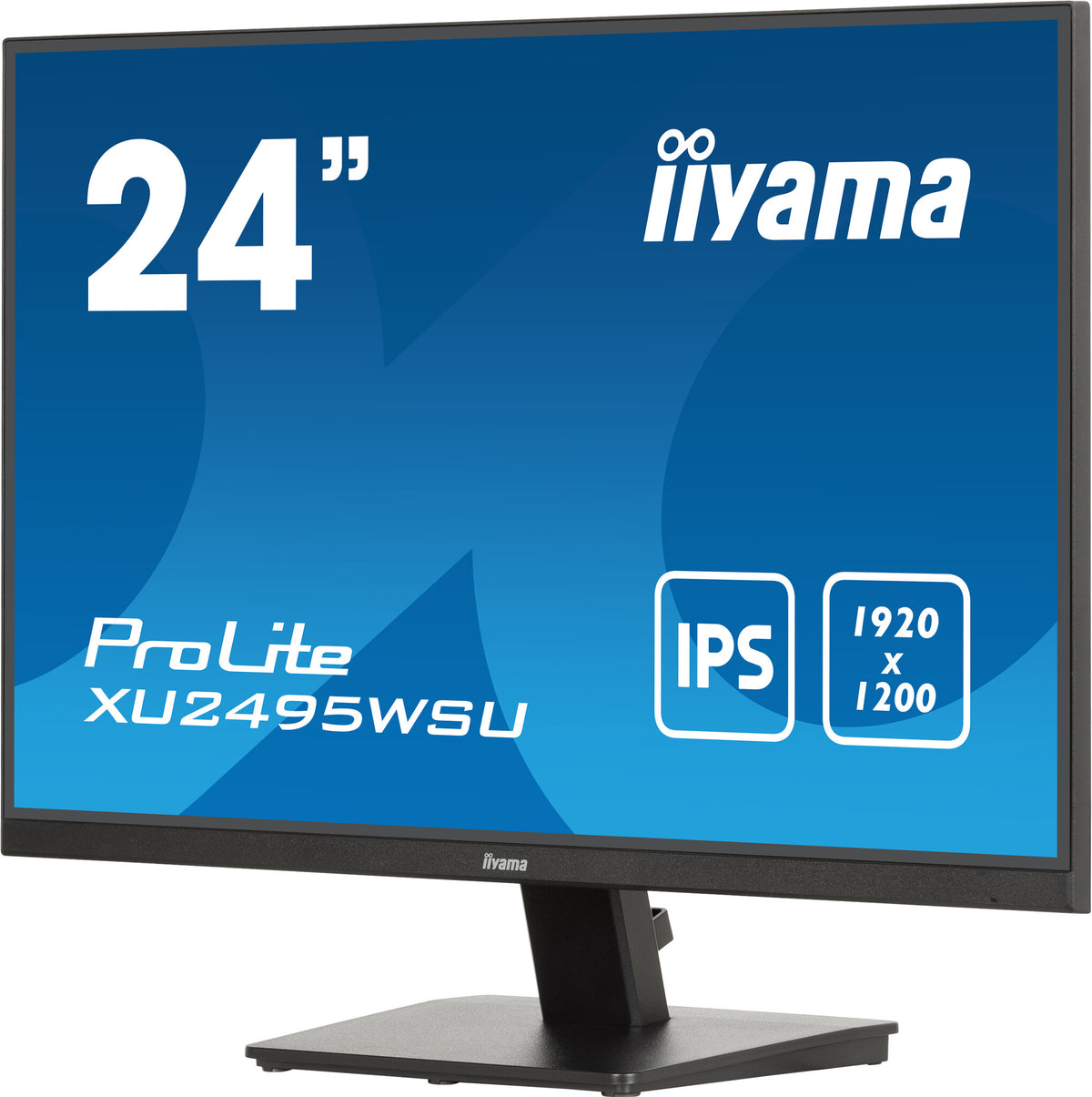 iiyama ProLite XU2495WSU-B7 - 61 cm (24&quot;) - 1920 x 1200 pixels 4K UHD LED Monitor