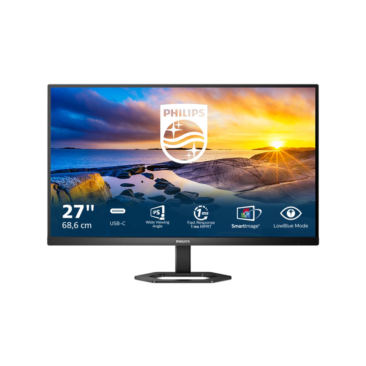 Philips 5000 series 27E1N5300AE/00 Computer Monitor 68.6 cm (27&quot;) 1920 x 1080 pixels Full HD LCD Black