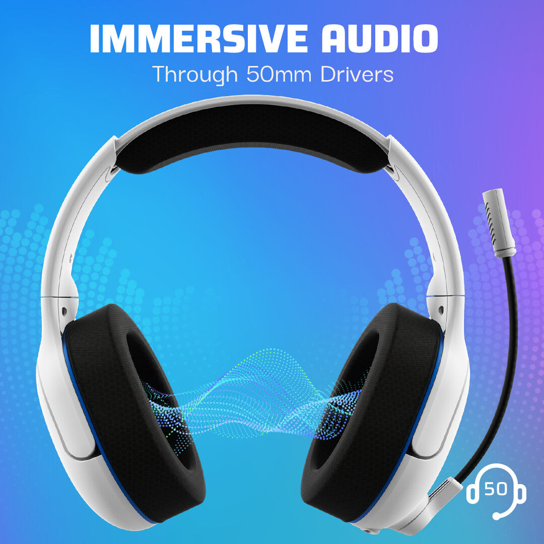 PDP AIRLITE Pro - Wireless Gaming Headset in Frost White