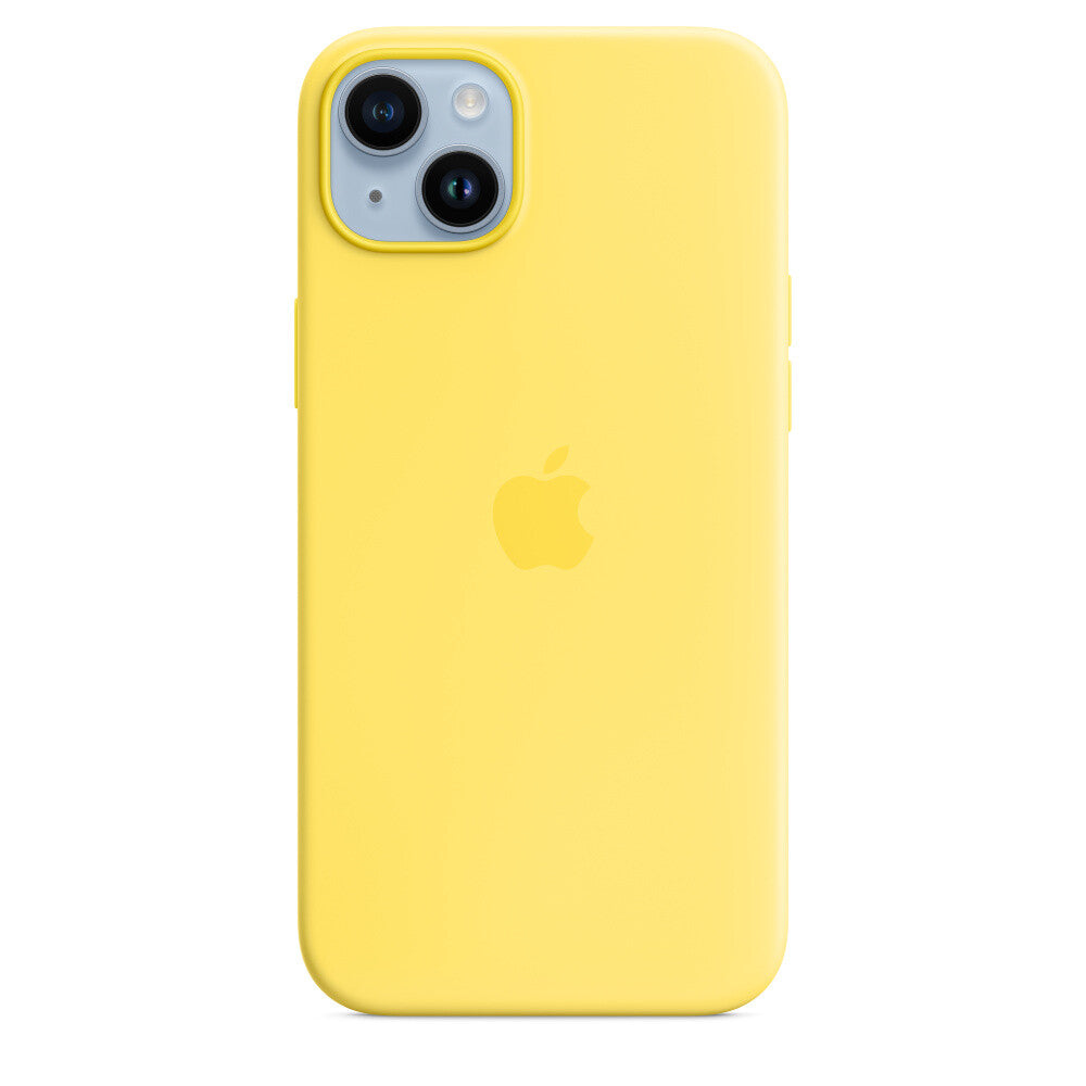 Silicone Case with MagSafe for iPhone 14 Plus  in Canary Yellow