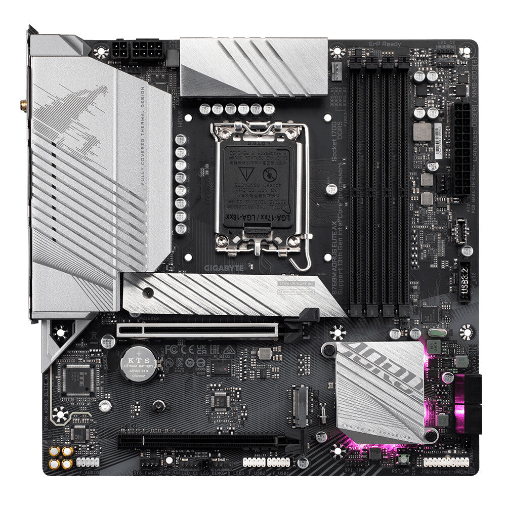 Gigabyte B760M AORUS ELITE AX Micro ATX motherboard - Intel B760 LGA 1700