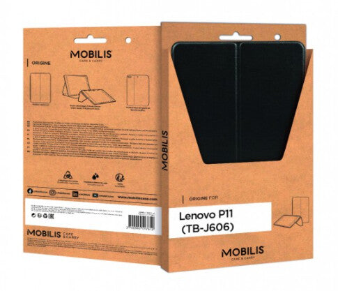 Mobilis Folio Protective Case for Lenovo Tab P11 in Black