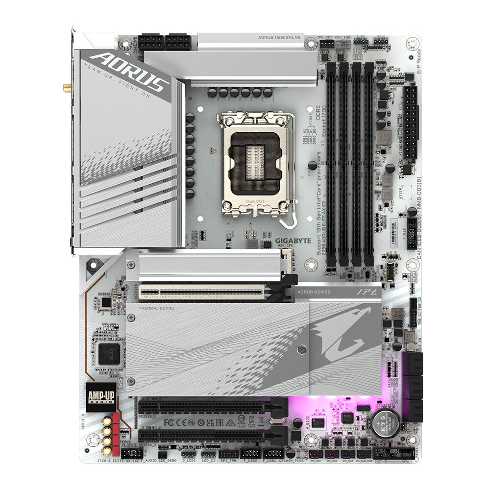 Gigabyte Z790 AORUS ELITE AX ICE ATX motherboard - Intel Z790 Express LGA 1700