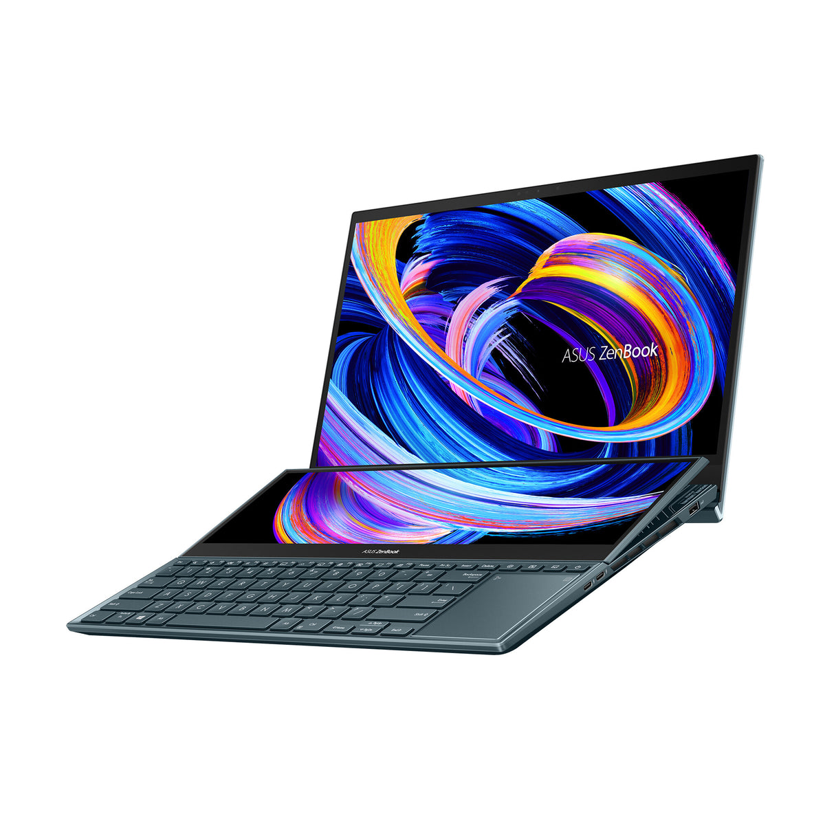 ASUS Zenbook Pro Duo 15 OLED Laptop - 39.6 cm (15.6&quot;) - Touchscreen - Intel® Core™ i9-11900H - 32 GB DDR4-SDRAM - 1 TB SSD - NVIDIA GeForce RTX 3060 - Wi-Fi 6 - Windows 11 Pro - Blue