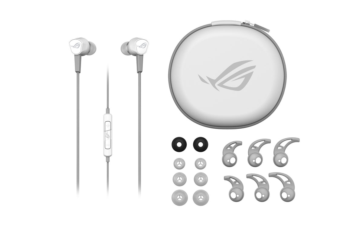 ASUS Cetra II Core - 3.5mm Wired In-ear Gaming Earbuds in White