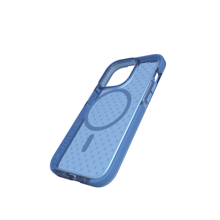 Tech21 Evo Check with MagSafe for iPhone 14 Pro in Tranquil Blue