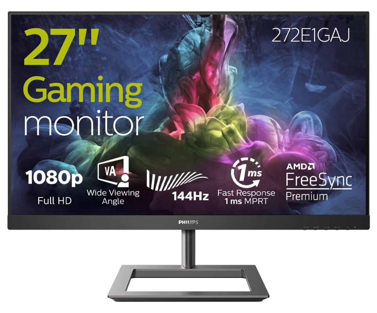 Philips E Line 272E1GAJ/00 Computer Monitor 68.6 cm (27&quot;) 1920 x 1080 pixels Full HD LCD Black, Chrome