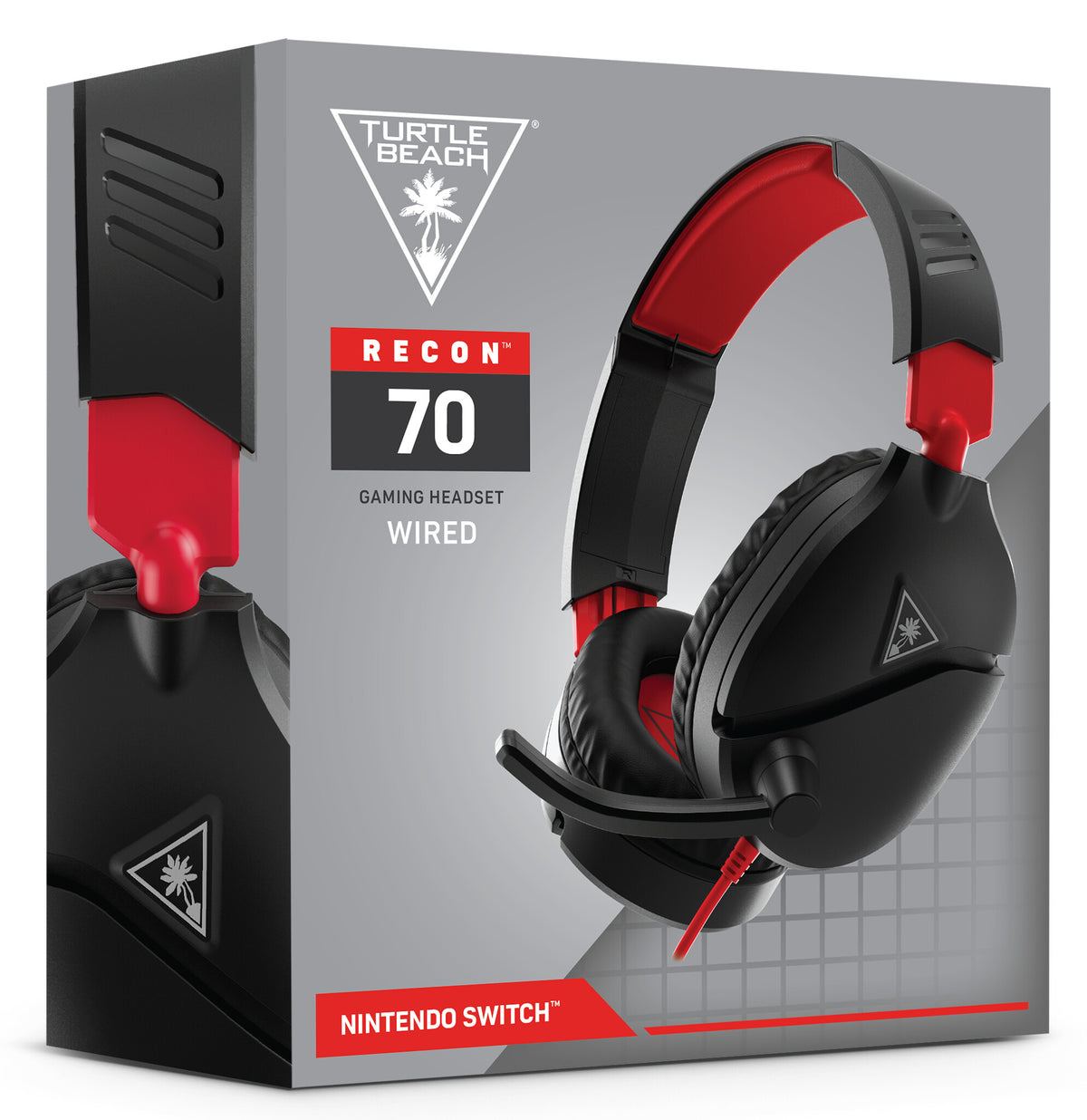 Turtle Beach Recon 70 - Wired Gaming Headset for Nintendo Switch in Black / Red