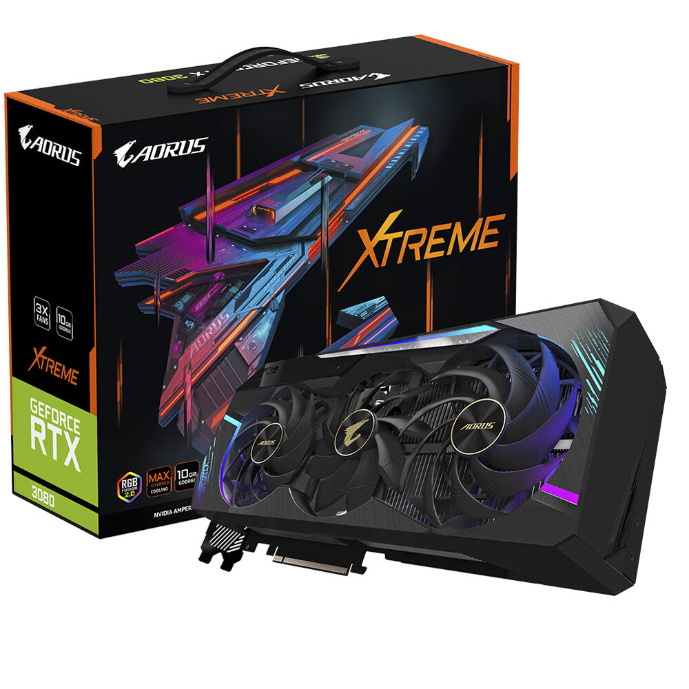 GIGABYTE AORUS XTREME - NVIDIA 10 GB GDDR6X GeForce RTX 3080 graphics card