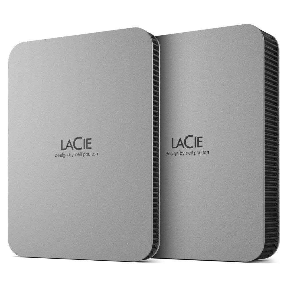 LaCie Mobile Drive Secure - External HDD in Moon Silver - 1 TB